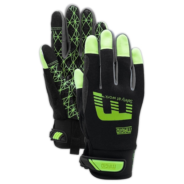 Magid Mechanics Gloves, XL, Black MECH444XL - main